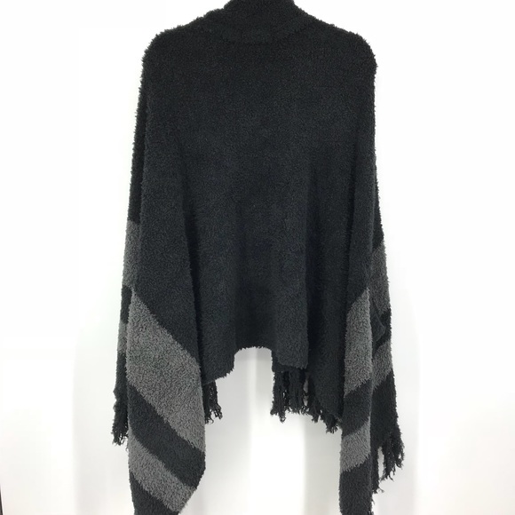 Barefoot Dreams Cozychic Malibu Wrap O/S Black - Picture 5 of 5